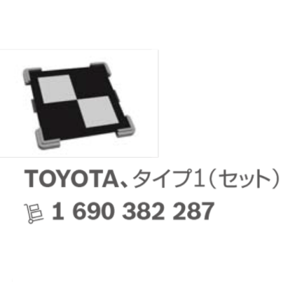 ボッシュ トヨタ（TOYOTA） Type 1 主な適合車種：Auris Avensis C-HR BOSCH（1 690 382 287）