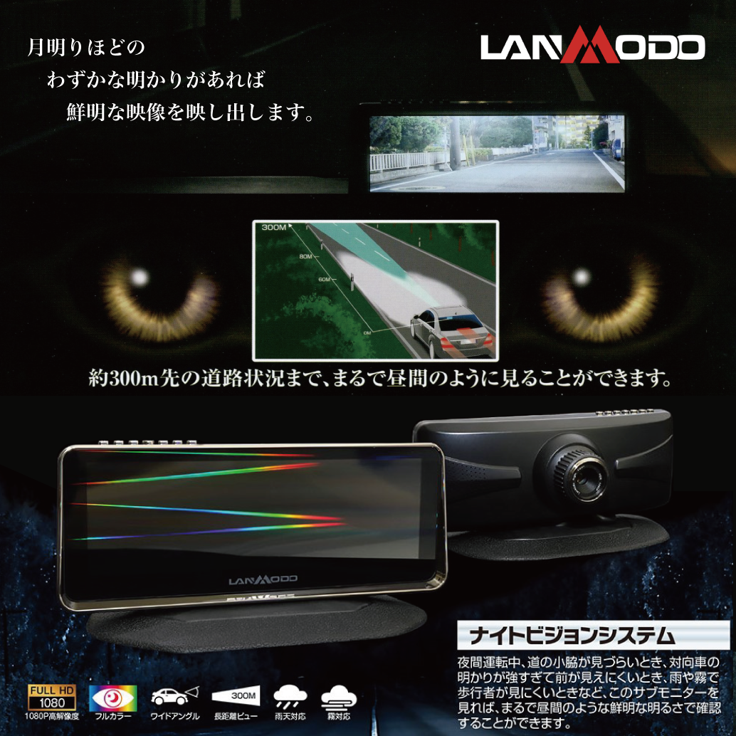 ベロフ BELLOF LANMODO ナイトビジョンシステム NVS002