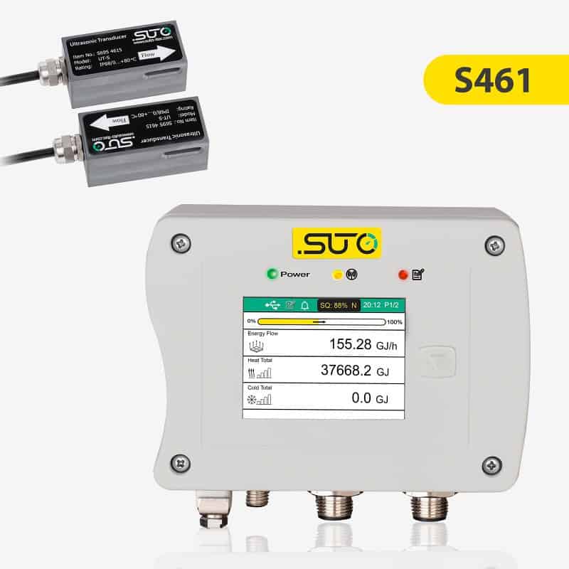 S461 水およびその他の液体用スマート超音波流量計 (クランプ式) SUTO