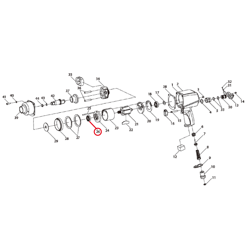 KTC ※フロントローターベアリング  4U-97 京都機械工具