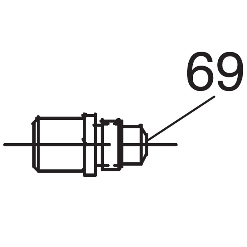 ＳＩ－７１５用４．０φロングノーズピース  715-69