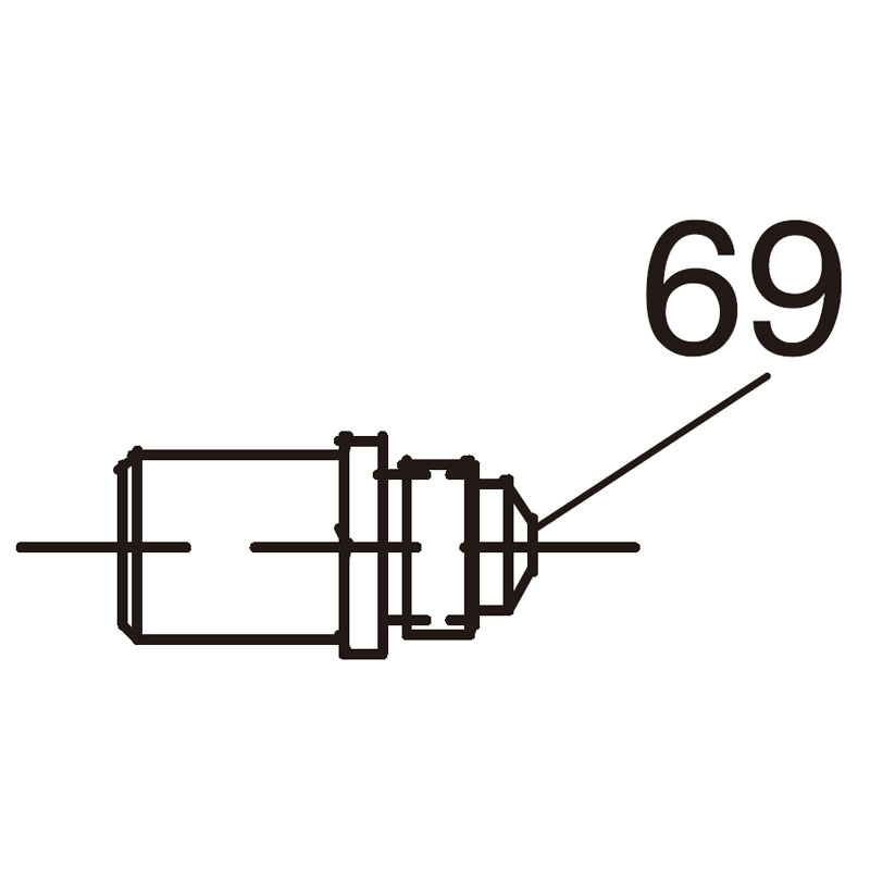 ＳＩ－７２５用６．４φロングノーズピース  725-69