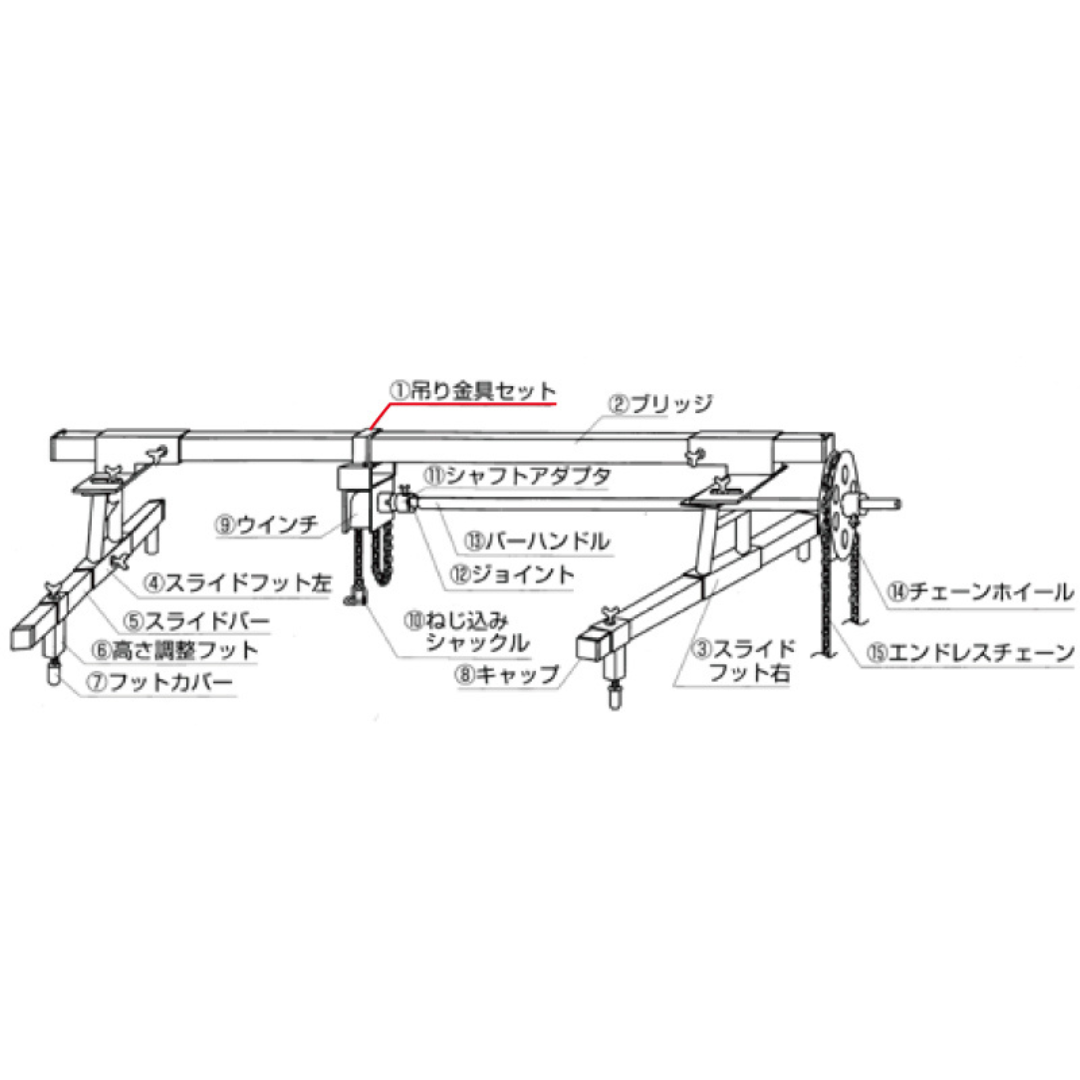 KTC ※ツリカナグセット AE901-2K 京都機械工具