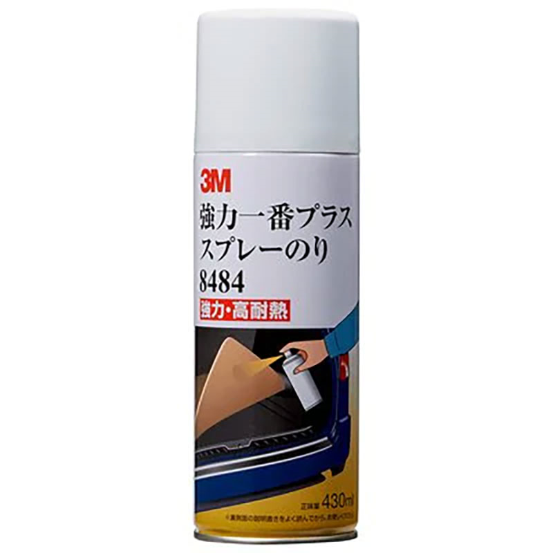 強力一番プラス　スプレーのり　４３０ｍｌ  3M-8484