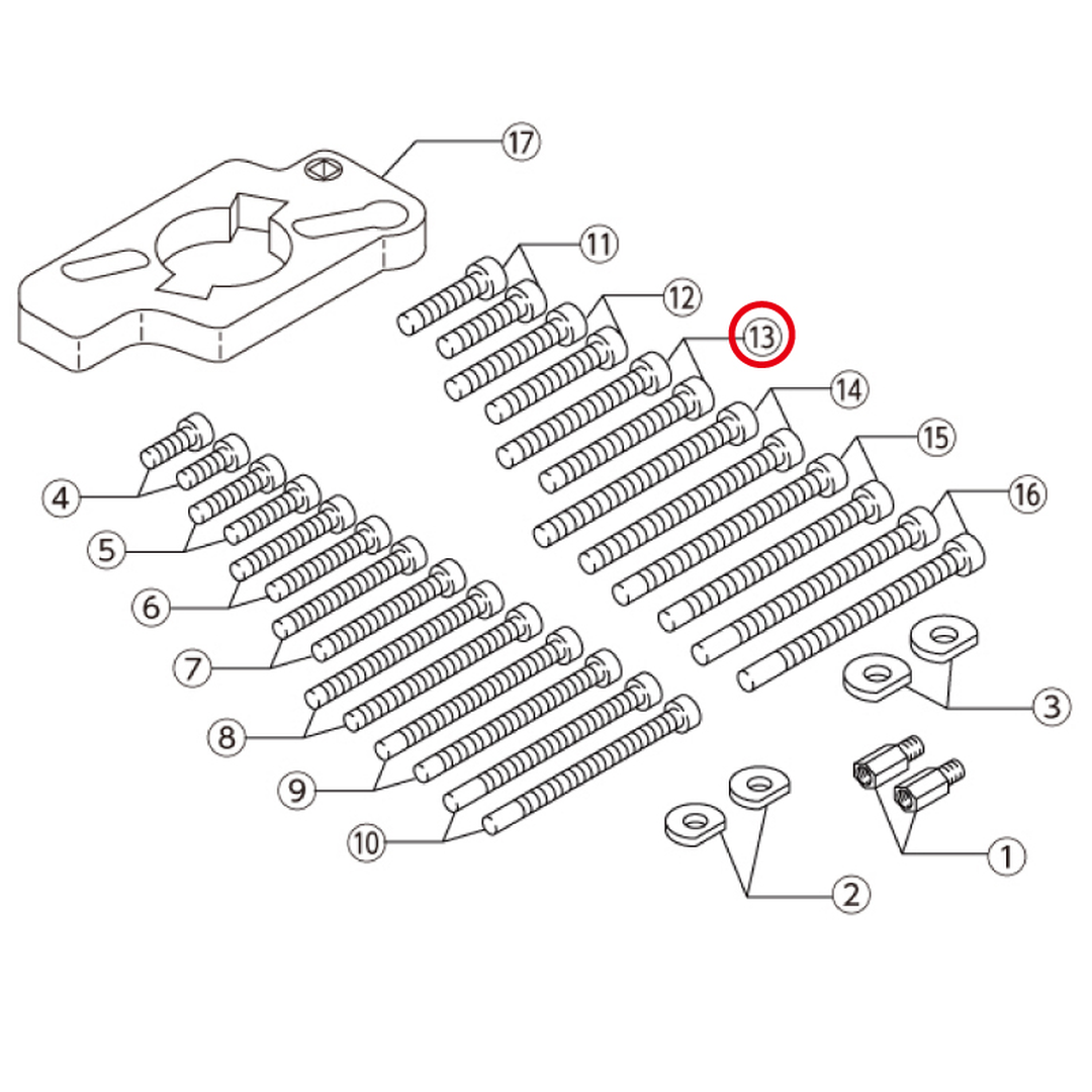 KTC ※ＣＰＨ用六角穴付きボルト CPH1-4-10