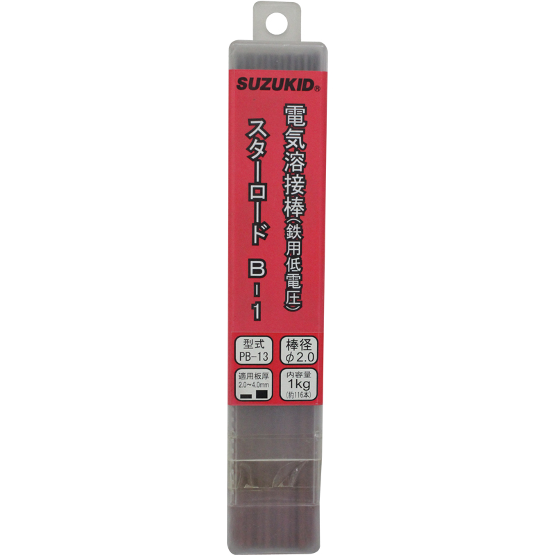 低電圧軟鋼用溶接棒２．０ΦＸ１ｋｇ　ＰＢ－１３  B1-20P
