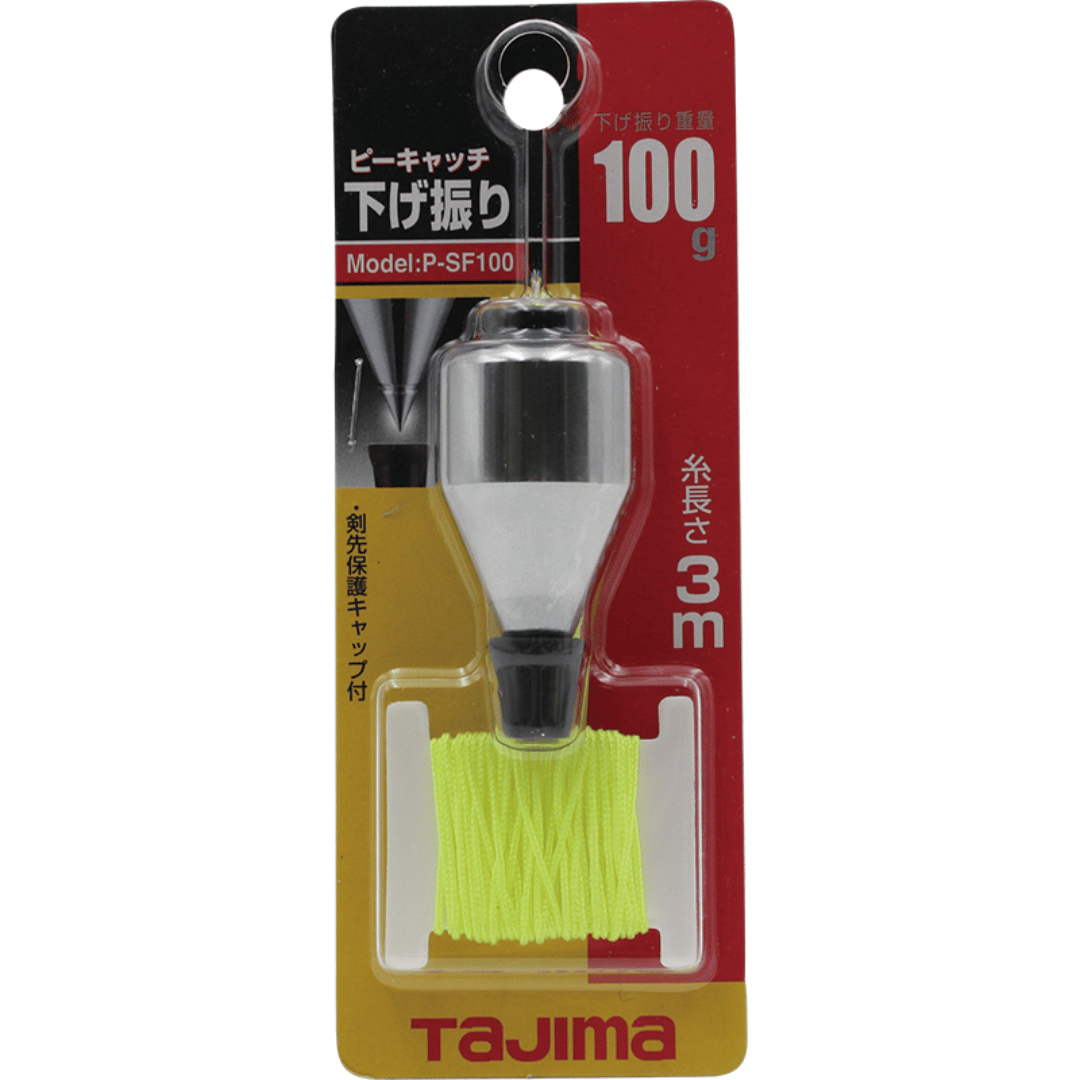 TAJIMA ピーキャッチ下げ振り　１００ｇ P-SF100