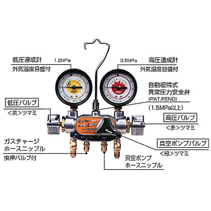 Ｒ－１２　３バルブマニホールドＤＸ  CP-MG300NDX