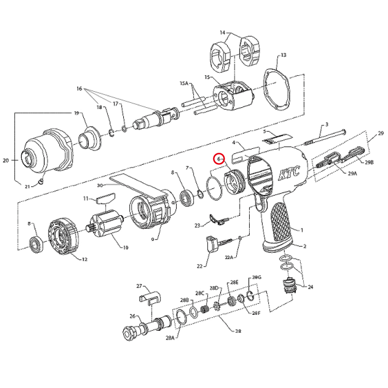 KTC　※パワーレギュレーターＡＳＳＹ  2135-D249A　京都機械工具