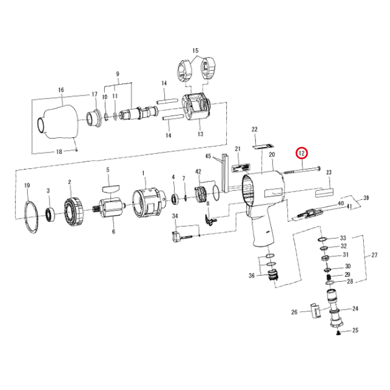 KTC ※ハンマーケーススクリュー  2141-638 京都機械工具